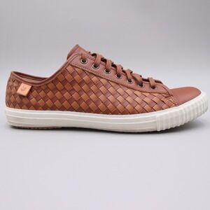 Spingle Move SPM-384 Low Cut Mens Size (L) 8.5 US Brown Woven Leather Sneakers